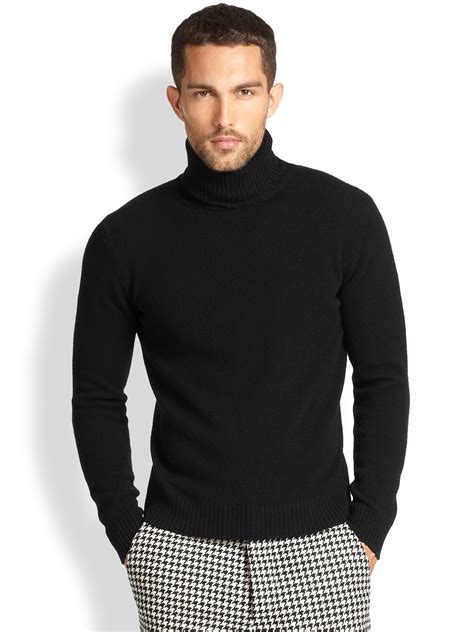 designer men's turtleneck sweaters